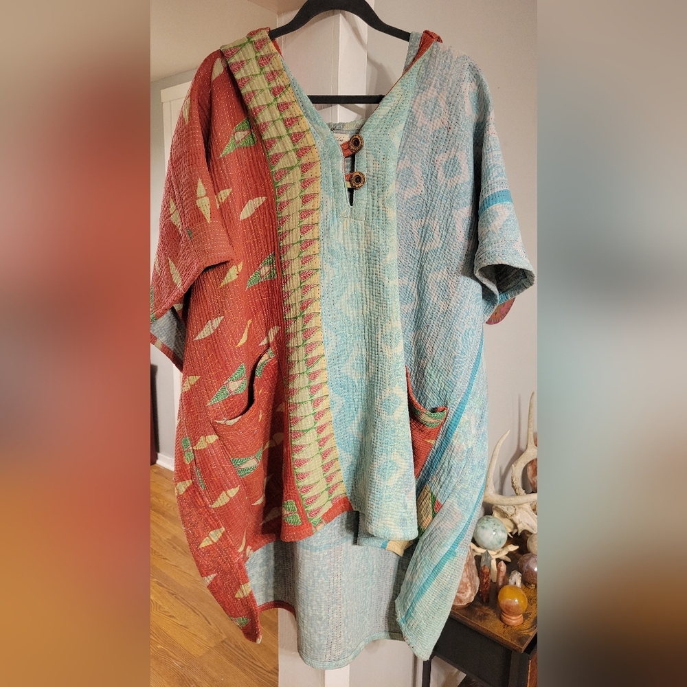 Kantha Bae Peace Love Poncho